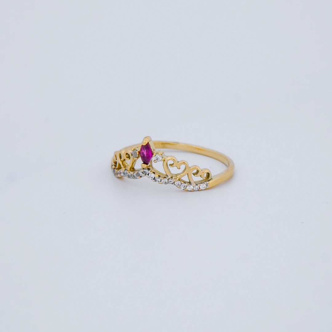 1951374.webp ANILLO PARA DAMA CORONA PANDORA EN ORO 18 KILATES - Image 1