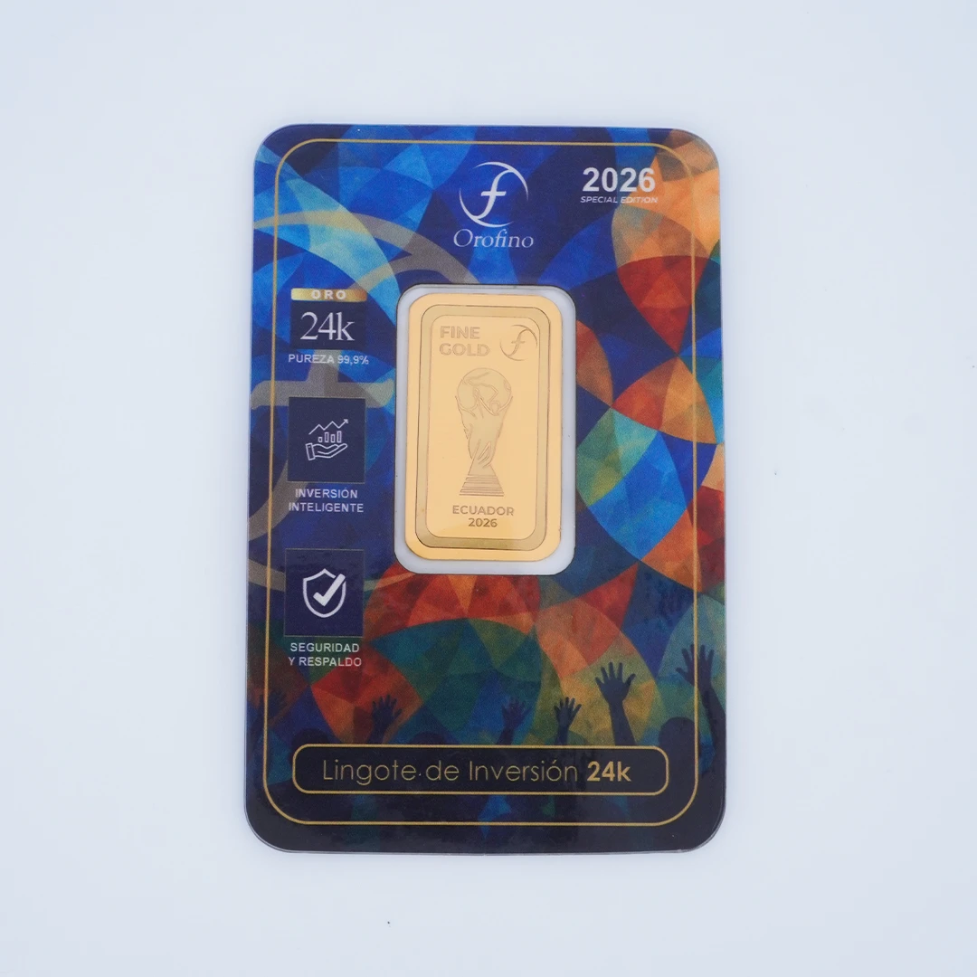 OFEC-20263.webp LINGOTE DE ORO 24K EDICIÓN ESPECIAL MUNDIAL 2026 - Image 1