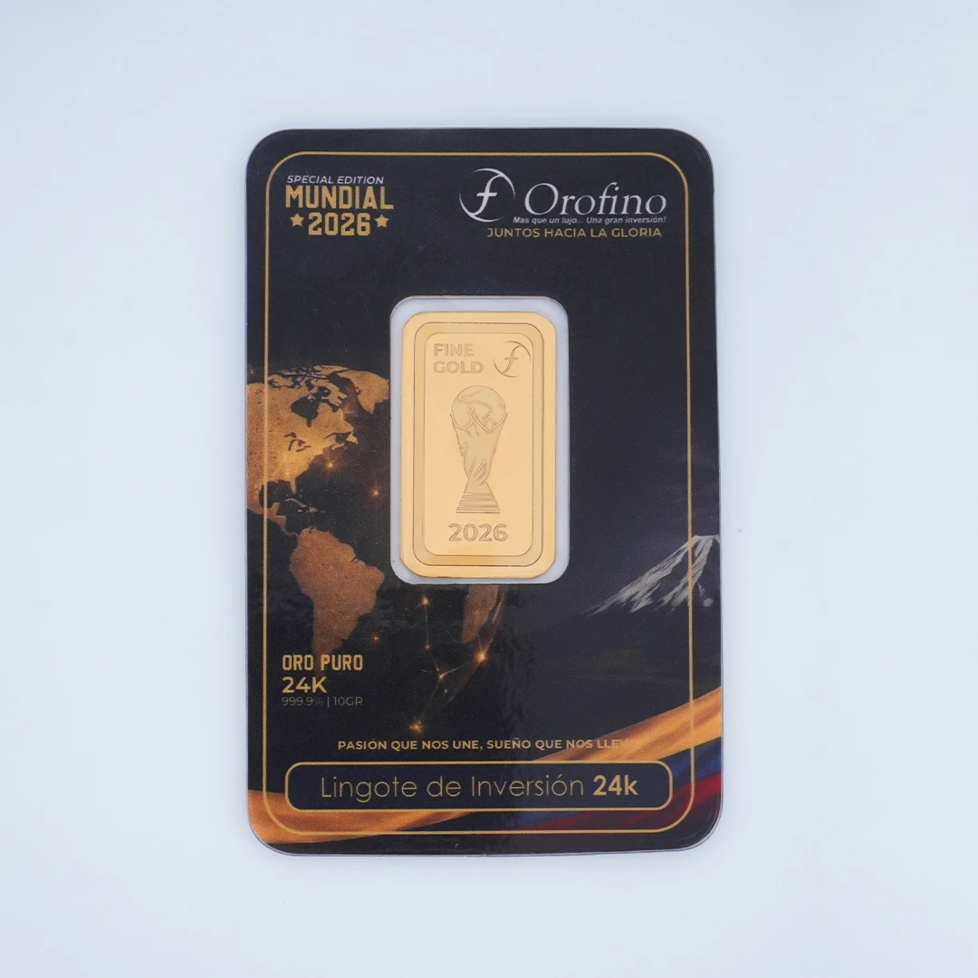 OFEC-20264.webp LINGOTE DE ORO 24K EDICIÓN ESPECIAL MUNDIAL 2026 - Image 1
