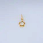 DIJE FLOR EN ORO 18K