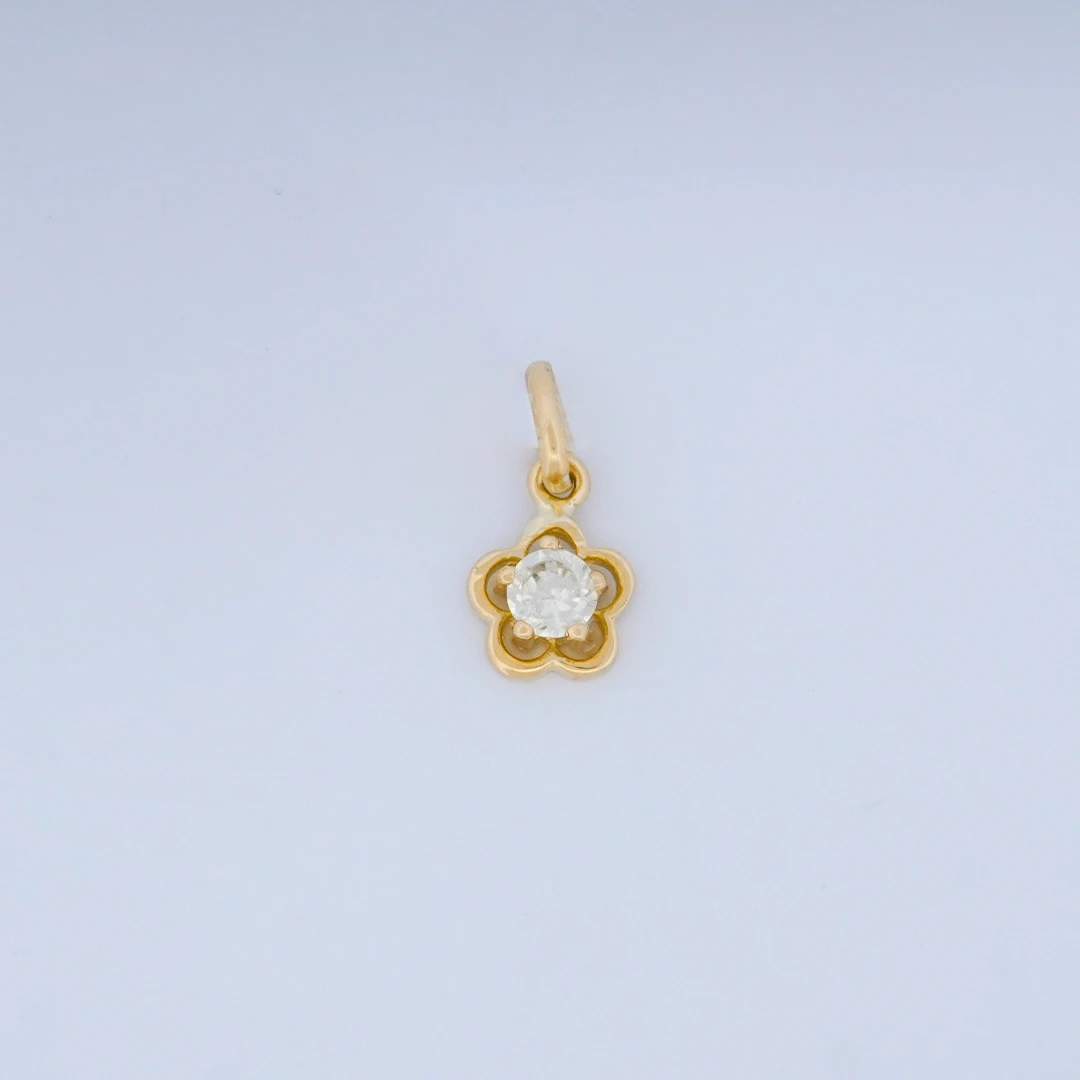 1503289.webp DIJE FLOR EN ORO 18K - Image 1