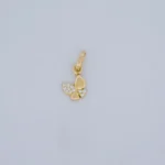 DIJE LISO TIPO COLMENA EN ORO 18K