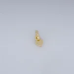 DIJE CORAZÓN LISO EN ORO 18K