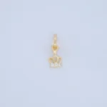DIJE CORONA EN ORO 18K