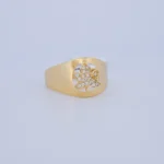 ANILLO PARA DAMA TRÉBOL EN ORO 18K