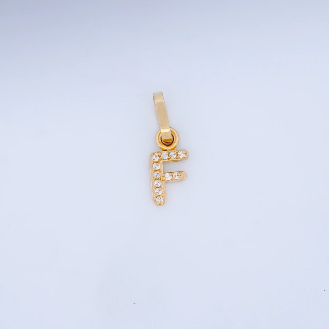 1516155.webp DIJE LETRA F CON PIEDRAS EN ORO 18K - Image 1