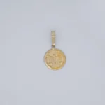Dije Medalla Libra en Oro 18 Kilates