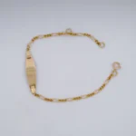 Pulso Placa Pequeño en Oro 18 Kilates