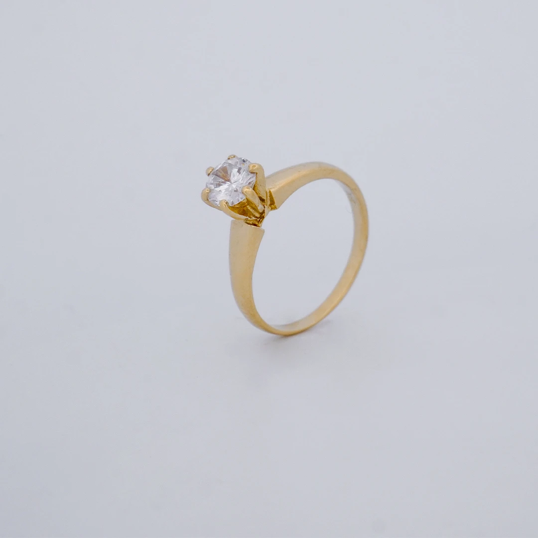 1516192.webp Anillo Solitario Con Piedra Oro 18K - Orofino Ecuador