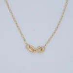 CADENA DE TEJIDO BANANA EN ORO 18K - Image 3