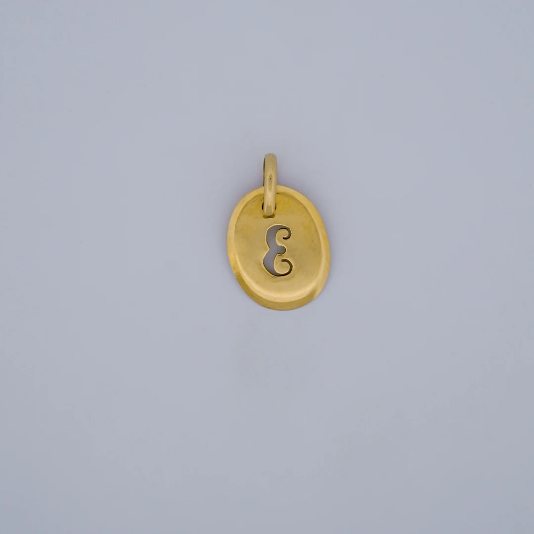 1531300.webp DIJE MEDALLA LETRA E EN ORO 18K - Image 1