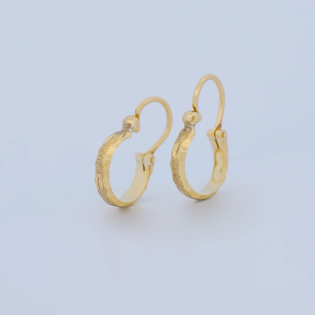 1531321.webp ARETES CANDONGAS DIAMANTADAS EN ORO 18 KILATES - Image 1
