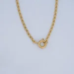 Cadena Tejido Escalera en Oro 18 Kilates - Image 3