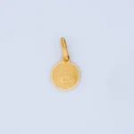 DIJE MEDALLA DE LA VIRGEN EN ORO 18K