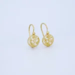 ARETES ÁRBOL DE LA VIDA EN ORO 18K