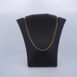 Cadena Tejido Banana Uno Por Uno en Oro 18 Kilates