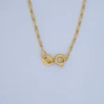 CADENA TEJIDO BANANA UNO POR UNO EN ORO 18 KILATES - Image 3