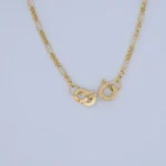 Cadena Tejido Tres Por Uno Oro 18K - Orofino Ecuador (vista 3)
