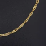 Cadena Tejido Singapur en Oro 18 Kilates - Image 2