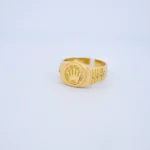 ANILLO PARA HOMBRE ESTILO ROLEX EN ORO 18K