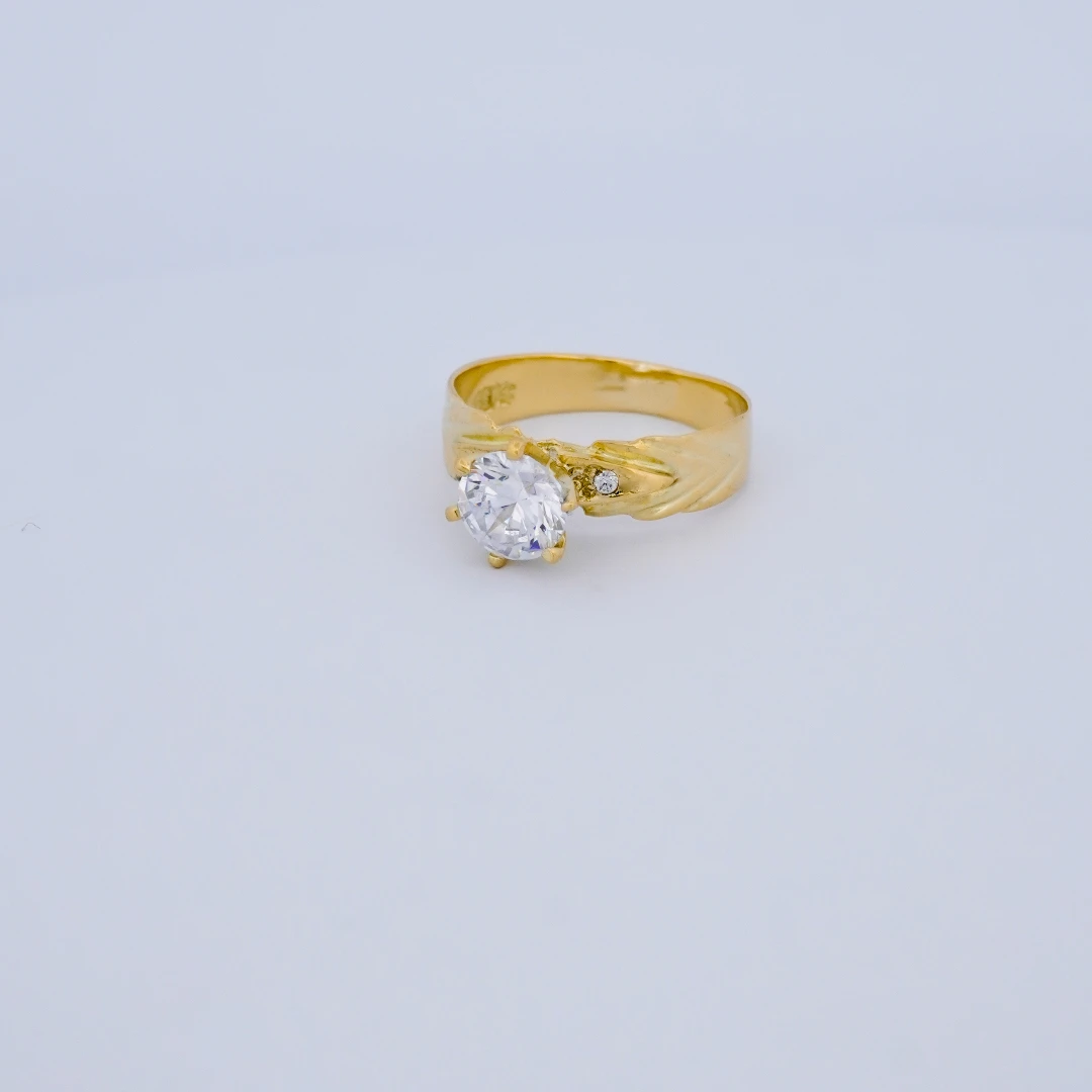 1564573.webp ANILLO SOLITARIO PIEDRA EN ORO 18 KILATES - Image 1