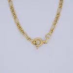 CADENA TEJIDO TRES POR UNO EN ORO 18 KILATES - Image 3