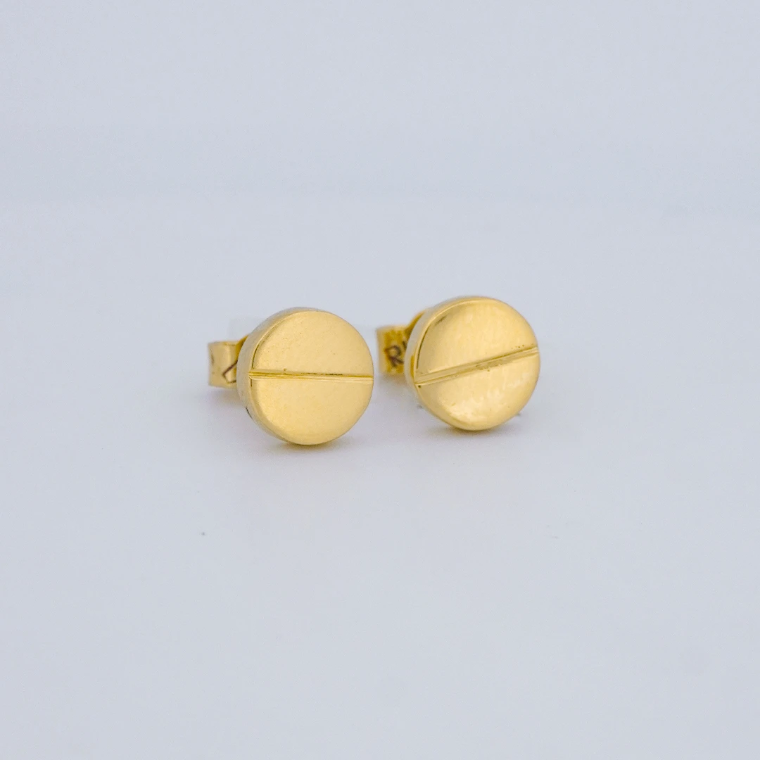 1572076.webp Aretes Topos Cartier Oro en Oro 18 Kilates - Image 1