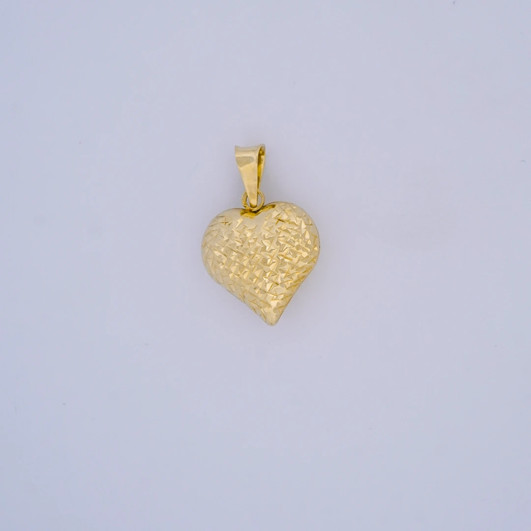 1582211.webp Dije Corazon Hueco Diamantado en Oro 18 Kilates - Image 1