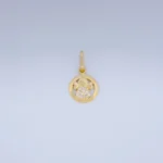 DIJE MEDALLA ÁNGEL EN ORO 18K