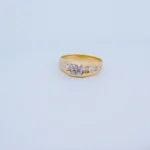 Anillo para Dama Solitario Piedras en Oro 18 Kilates