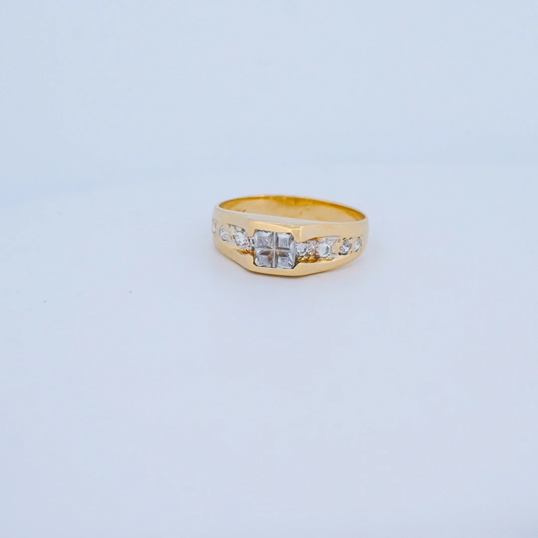 1634860.webp Anillo para Dama Solitario Piedras en Oro 18 Kilates - Image 1