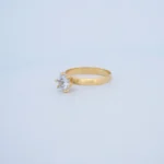 Anillo para Dama Solitario en Oro 18 Kilates