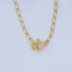 CADENA TEJIDO BANANA FINA EN ORO 18 KILATES - Image 3