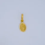 DIJE MEDALLA DE LA VIRGEN DE GUADALUPE EN ORO 18K