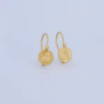 ARETES ÁNGEL EN ORO 18K