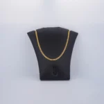 Cadena Tejido Cubano en Oro 18 Kilates