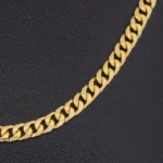 Cadena Tejido Cubano en Oro 18 Kilates - Image 2