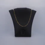 Cadena Tejido Cola de Raton Picada en Oro 18 Kilates