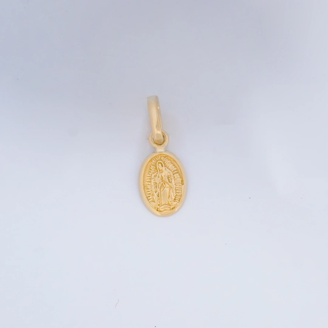 1642099.webp DIJE MEDALLA VIRGEN GUADALUPE EN ORO 18 KILATES - Image 1