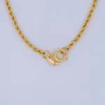 CADENA DE TEJIDO CORDÓN SALOMÓNICO EN ORO 18K - Image 3
