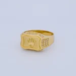 ANILLO PARA HOMBRE ESTILO ROLEX EN ORO 18K
