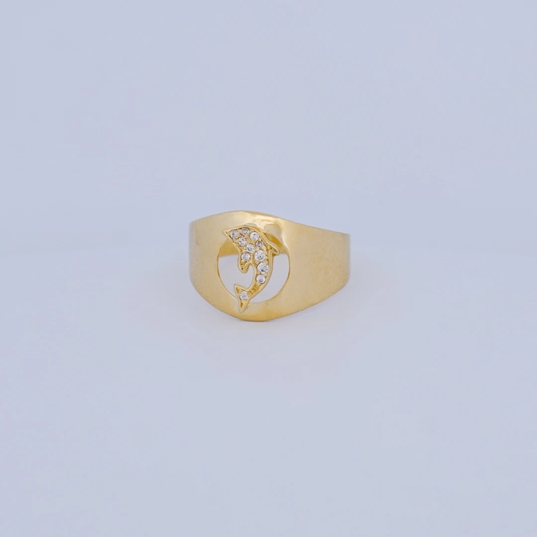 1657476.webp ANILLO PARA DAMA DELFÍN EN ORO 18K - Image 1