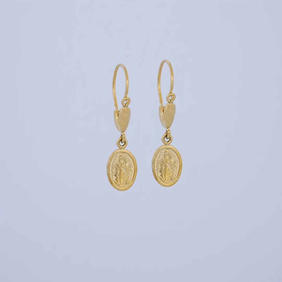 1657484.webp ARETES VIRGEN DE GUADALUPE EN ORO 18K - Image 1