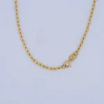 CADENA DE TEJIDO SINGAPUR ESPECIAL EN ORO 18K - Image 3