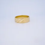 Anillo Matrimonio Corrugado en Oro 18 Kilates - Image 2