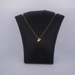 Cadena Tejido Rolon Dije y en Oro 18 Kilates