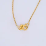 Cadena Tejido Rolon Dije y en Oro 18 Kilates - Image 3