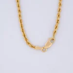 Cadena Tejido Cordon Salomonico en Oro 18 Kilates - Image 3