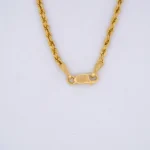 Cadena Tejido Cordon Salomonico en Oro 18 Kilates - Image 3