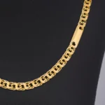 Cadena Tejido Chino Barras en Oro 18 Kilates - Image 2